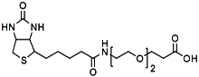 (+)-Biotin-PEG<sub>2</sub>-CH<sub>2</sub>CH<sub>2</sub>COOH