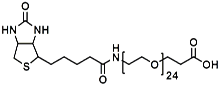 (+)-Biotin-PEG<sub>24</sub>-CH<sub>2</sub>CH<sub>2</sub>COOH