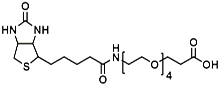 (+)-Biotin-PEG<sub>4</sub>-CH<sub>2</sub>CH<sub>2</sub>COOH