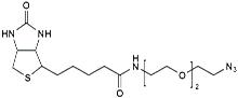 Picture of (+)-Biotin-PEG<sub>2</sub>-CH<sub>2</sub>CH<sub>2</sub>N<sub>3</sub>