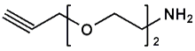 Picture of HC≡C-CH<sub>2</sub>-PEG<sub>2</sub>-NH<sub>2</sub>