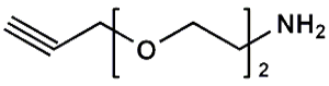 Picture of HC≡C-CH<sub>2</sub>-PEG<sub>2</sub>-NH<sub>2</sub>