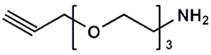 Picture of HC≡C-CH<sub>2</sub>-PEG<sub>3</sub>-NH<sub>2</sub>