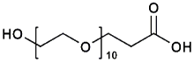 Picture of HO-PEG<sub>10</sub>-CH<sub>2</sub>CH<sub>2</sub>COOH