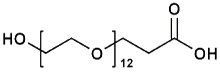 Picture of HO-PEG<sub>12</sub>-CH<sub>2</sub>CH<sub>2</sub>COOH