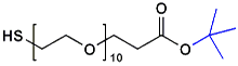 Picture of HS-PEG<sub>10</sub>-CH<sub>2</sub>CH<sub>2</sub>COO<sup>t</sup>Bu