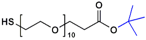 Picture of HS-PEG<sub>10</sub>-CH<sub>2</sub>CH<sub>2</sub>COO<sup>t</sup>Bu