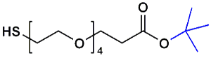 Picture of HS-PEG<sub>4</sub>-CH<sub>2</sub>CH<sub>2</sub>COO<sup>t</sup>Bu