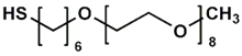 Picture of HS-(CH<sub>2</sub>)<sub>6</sub>-O-PEG<sub>8</sub>-OCH<sub>3</sub>