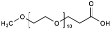 Picture of mPEG<sub>10</sub>-CH<sub>2</sub>CH<sub>2</sub>COOH