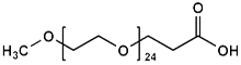 Picture of mPEG<sub>24</sub>-CH<sub>2</sub>CH<sub>2</sub>COOH