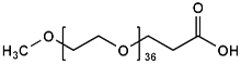 Picture of mPEG<sub>36</sub>-CH<sub>2</sub>CH<sub>2</sub>COOH