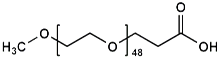 Picture of mPEG<sub>48</sub>-CH<sub>2</sub>CH<sub>2</sub>COOH