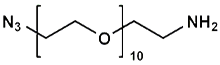 Picture of N<sub>3</sub>-PEG<sub>10</sub>-CH<sub>2</sub>CH<sub>2</sub>NH<sub>2</sub>