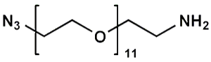 Picture of N<sub>3</sub>-PEG<sub>11</sub>-CH<sub>2</sub>CH<sub>2</sub>NH<sub>2</sub>