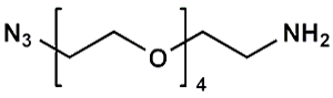 Picture of N<sub>3</sub>-PEG<sub>4</sub>-CH<sub>2</sub>CH<sub>2</sub>NH<sub>2</sub>