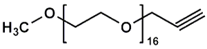 Picture of mPEG<sub>16</sub>-CH<sub>2</sub>C≡CH