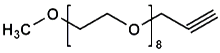 Picture of mPEG<sub>8</sub>-CH<sub>2</sub>C≡CH