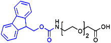 Picture of Fmoc-NH-PEG<sub>2</sub>-CH<sub>2</sub>COOH