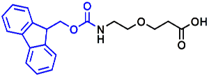 Picture of Fmoc-NH-PEG<sub>1</sub>-CH<sub>2</sub>CH<sub>2</sub>COOH