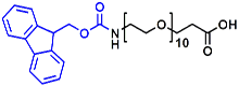 Picture of Fmoc-NH-PEG<sub>10</sub>-CH<sub>2</sub>CH<sub>2</sub>COOH