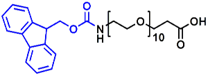 Picture of Fmoc-NH-PEG<sub>10</sub>-CH<sub>2</sub>CH<sub>2</sub>COOH