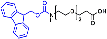 Picture of Fmoc-NH-PEG<sub>2</sub>-CH<sub>2</sub>CH<sub>2</sub>COOH