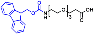 Picture of Fmoc-NH-PEG<sub>3</sub>-CH<sub>2</sub>CH<sub>2</sub>COOH