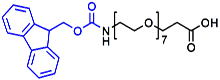 Picture of Fmoc-NH-PEG<sub>7</sub>-CH<sub>2</sub>CH<sub>2</sub>COOH