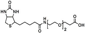 Picture of (+)-Biotin-PEG<sub>2</sub>-CH<sub>2</sub>CH<sub>2</sub>COOH