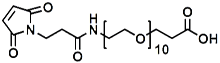 Picture of Maleimide-NH-PEG<sub>10</sub>-CH<sub>2</sub>CH<sub>2</sub>COOH