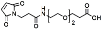 Picture of Maleimide-NH-PEG<sub>2</sub>-CH<sub>2</sub>CH<sub>2</sub>COOH