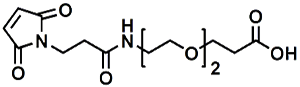 Picture of Maleimide-NH-PEG<sub>2</sub>-CH<sub>2</sub>CH<sub>2</sub>COOH