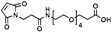 Picture of Maleimide-NH-PEG<sub>4</sub>-CH<sub>2</sub>CH<sub>2</sub>COOH