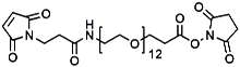 Picture of Maleimide-NH-PEG<sub>12</sub>-CH<sub>2</sub>CH<sub>2</sub>COONHS Ester