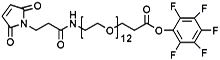 Picture of Maleimide-NH-PEG<sub>12</sub>-CH<sub>2</sub>CH<sub>2</sub>COOPFP Ester