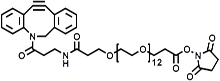 Picture of DBCO-NH-PEG<sub>12</sub>-CH<sub>2</sub>CH<sub>2</sub>COONHS ester