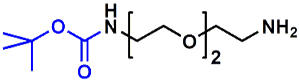 Picture of BocNH-PEG<sub>2</sub>-CH<sub>2</sub>CH<sub>2</sub>NH<sub>2</sub>