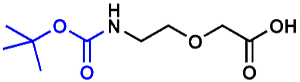 Picture of BocNH-PEG<sub>1</sub>-CH<sub>2</sub>COOH