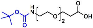 Picture of Boc-NH-PEG<sub>2</sub>-CH<sub>2</sub>CH<sub>2</sub>COOH