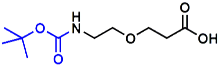 Picture of Boc-NH-PEG<sub>1</sub>-CH<sub>2</sub>CH<sub>2</sub>COOH