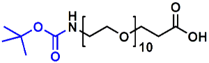 Picture of Boc-NH-PEG<sub>10</sub>-CH<sub>2</sub>CH<sub>2</sub>COOH