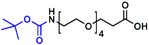 Picture of Boc-NH-PEG<sub>4</sub>-CH<sub>2</sub>CH<sub>2</sub>COOH