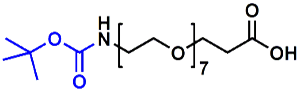 Picture of Boc-NH-PEG<sub>7</sub>-CH<sub>2</sub>CH<sub>2</sub>COOH