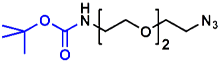 Picture of BocNH-PEG<sub>2</sub>-CH<sub>2</sub>CH<sub>2</sub>N<sub>3</sub>