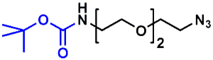 Picture of BocNH-PEG<sub>2</sub>-CH<sub>2</sub>CH<sub>2</sub>N<sub>3</sub>