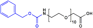 Picture of CBZ-NH-PEG<sub>10</sub>-CH<sub>2</sub>COOH