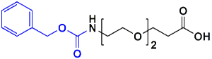 Picture of CBZ-NH-PEG<sub>2</sub>-CH<sub>2</sub>CH<sub>2</sub>COOH