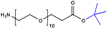 Picture of H<sub>2</sub>N-PEG<sub>10</sub>-CH<sub>2</sub>CH<sub>2</sub>COO<sup>t</sup>Bu