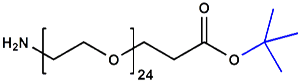 Picture of H<sub>2</sub>N-PEG<sub>24</sub>-CH<sub>2</sub>CH<sub>2</sub>COO<sup>t</sup>Bu